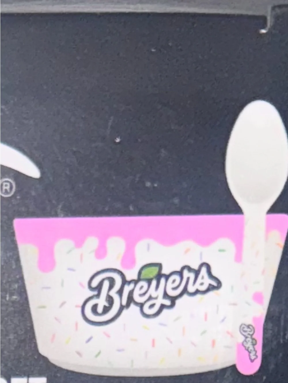 Breyer Pink and White Ice Cream Bowl & Spoon Party Set - Sprinkles
